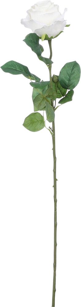 Kunstlill roosi oks 69 cm, kreemjas valge