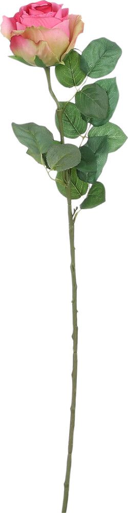 Kunstlill roos 69 cm, roosa