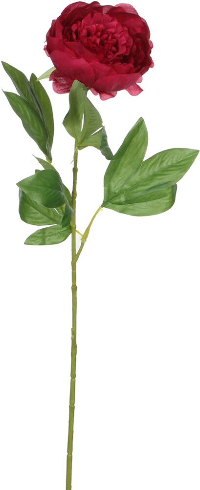 Kunstlill pojeng 76 cm, punane