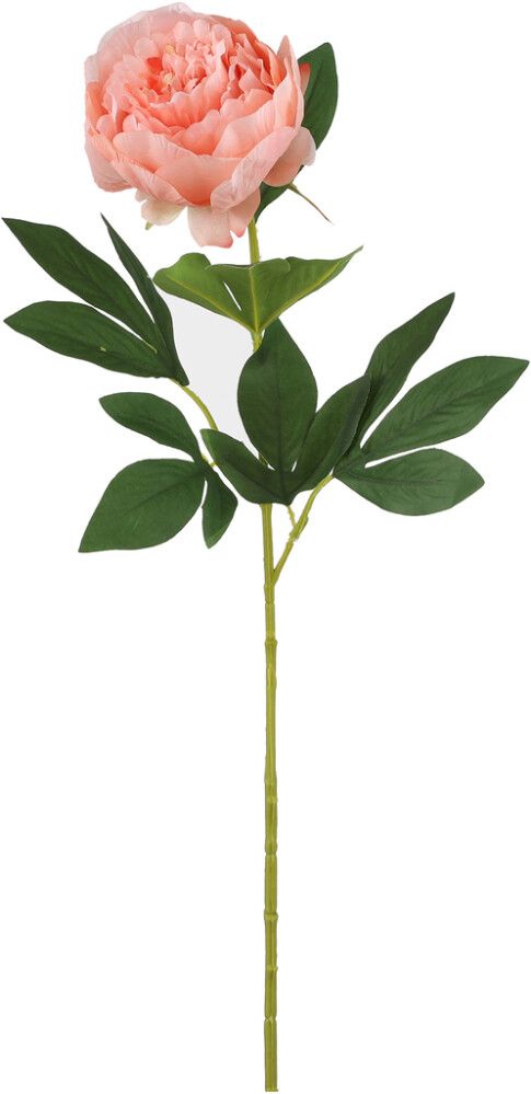 Kunstlill pojeng 76 cm, virsik