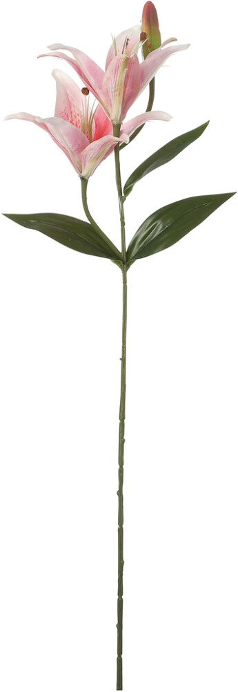 Kunstlill tiigerliilja 65 cm, roosa