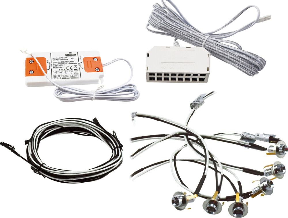 LED-saunavalgussari Harju 6-osaline