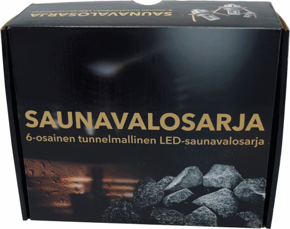 LED-saunavalgussari Harju 6-osaline