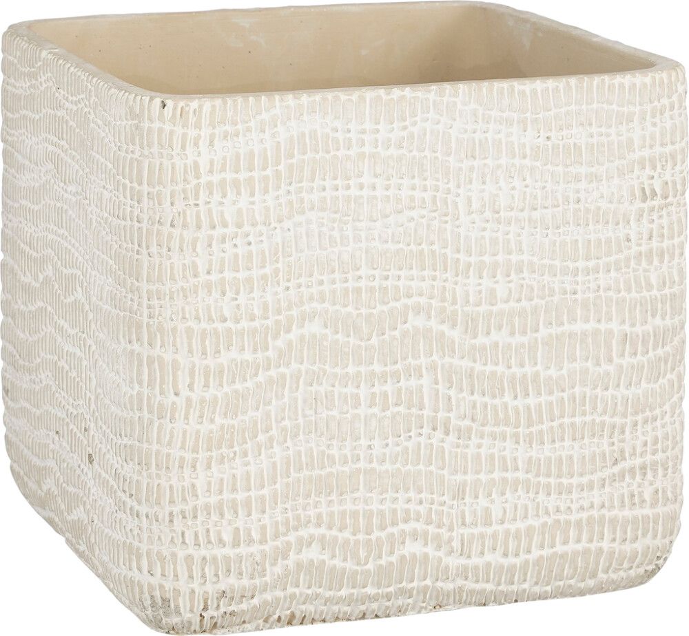 Ümbrispott Siri 17,5 x 17,5 x 16 cm, helehall