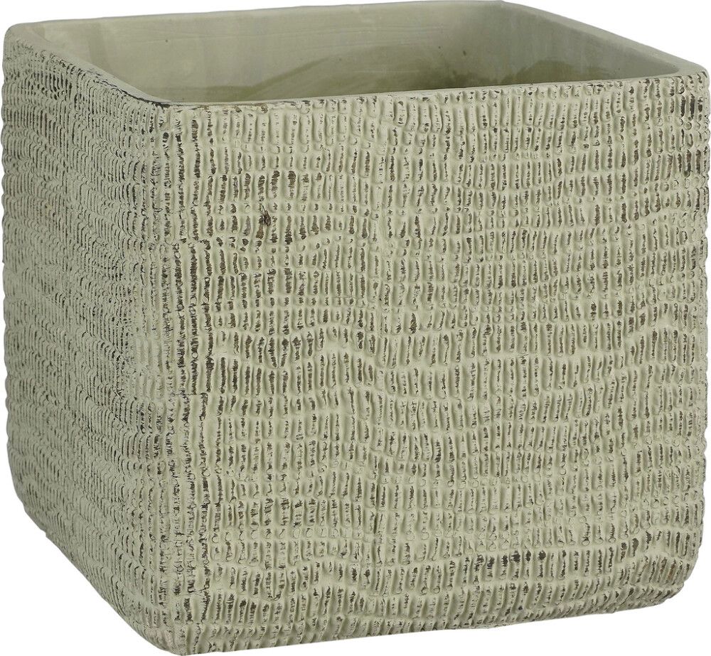 Ümbrispott Siri 17,5 x 17,5 x 16 cm, heleroheline