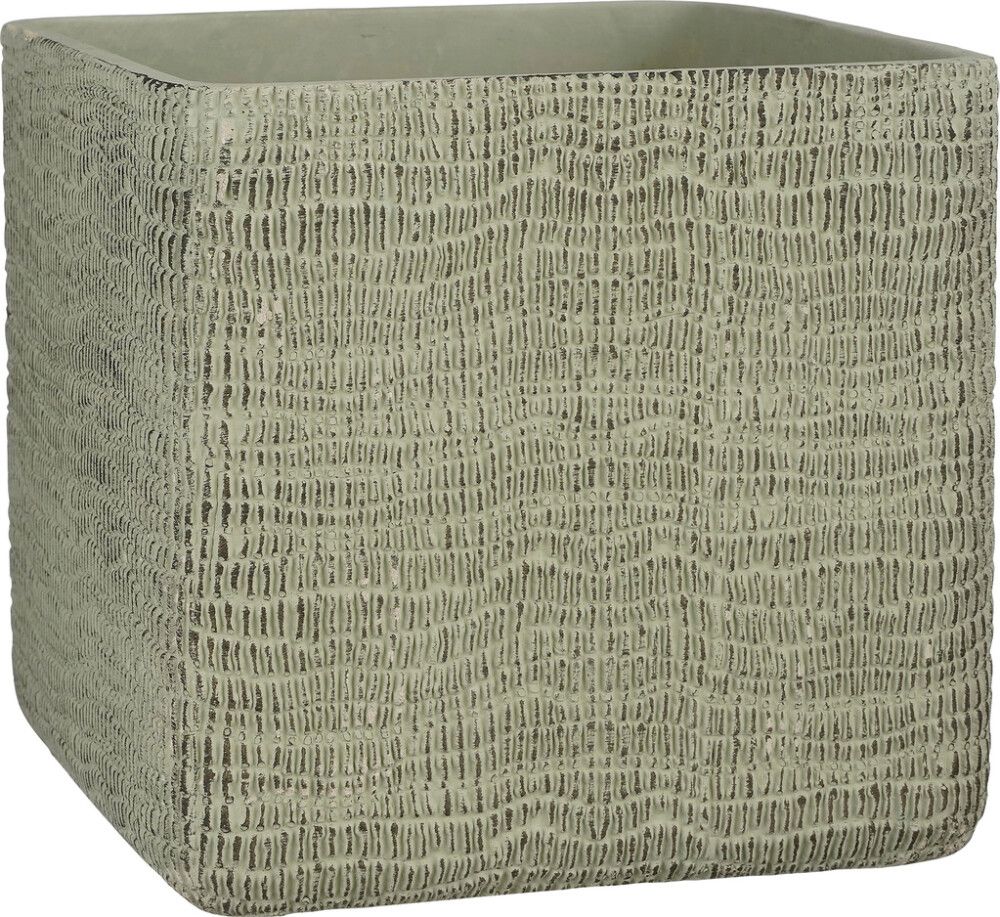 Ümbrispott Siri i 21,5 x 21,5 x 20,5 cm, heleroheline