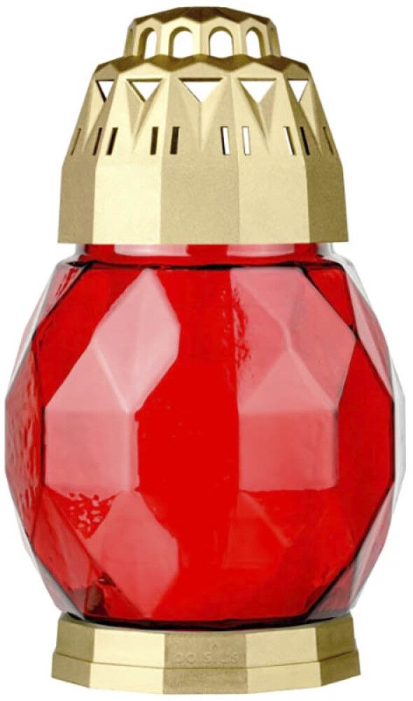 Kalmuküünal klaasis Teemant, punane, 24h