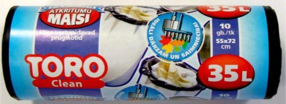 Prügikott 35 l, 10 tk/pk