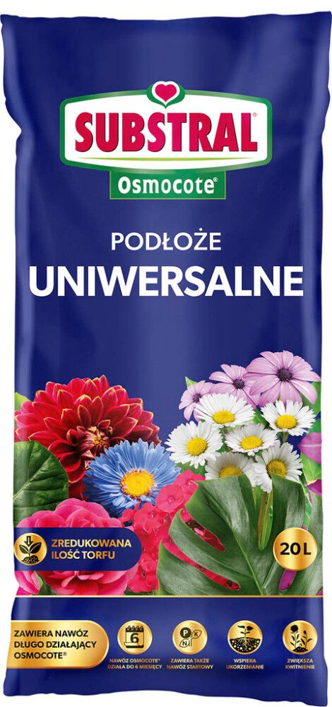 Toa- ja aialillede kasvusubstraat + Osmocote® 20 l