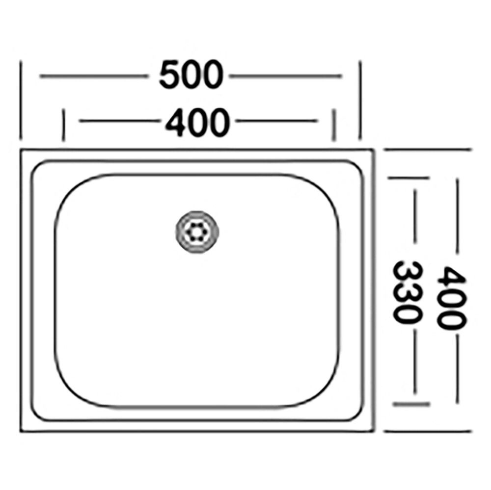 Köögivalamu Kromevye Classic 40 x 50 cm