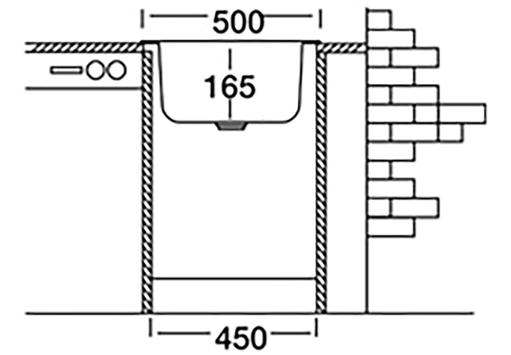 Köögivalamu Kromevye Classic 40 x 50 cm