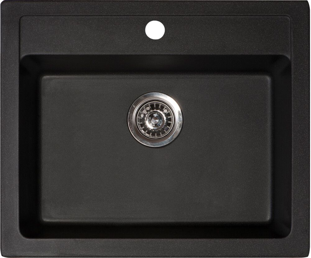 Köögivalamu Aqualine XQuadro 60 x 50 cm must