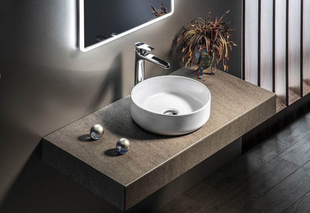 Valamu tasapinnale Isvea Infinity Ø 36 cm