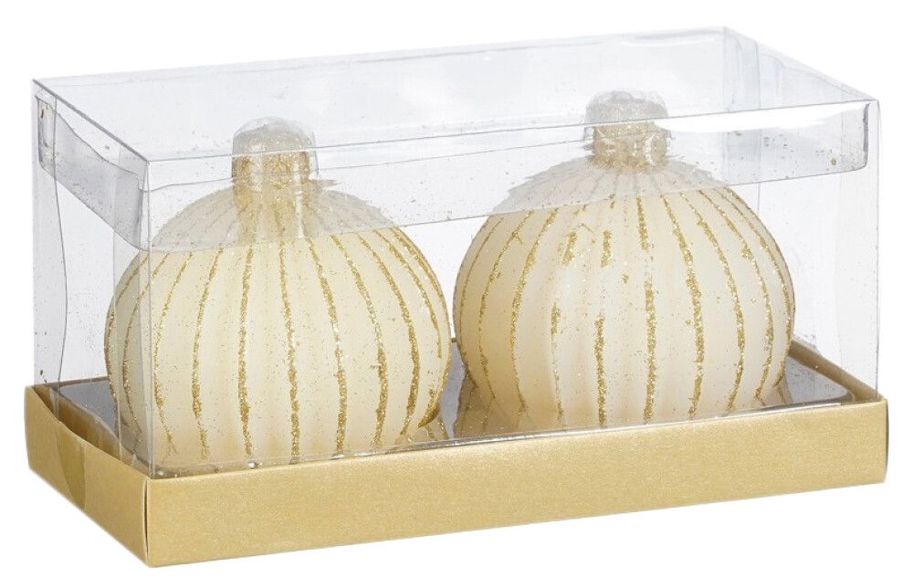 Küünal jõulukuuse ehe valik 7,5 cm, 2 tk/pk