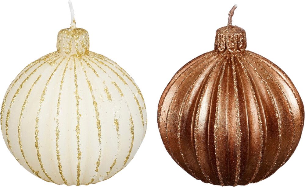 Küünal jõulukuuse ehe valik 7,5 cm, 2 tk/pk