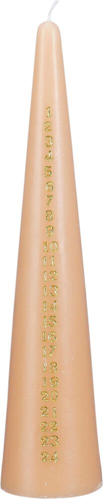 Lauaküünal jõulukalender valik 25 cm, beežikaspruun