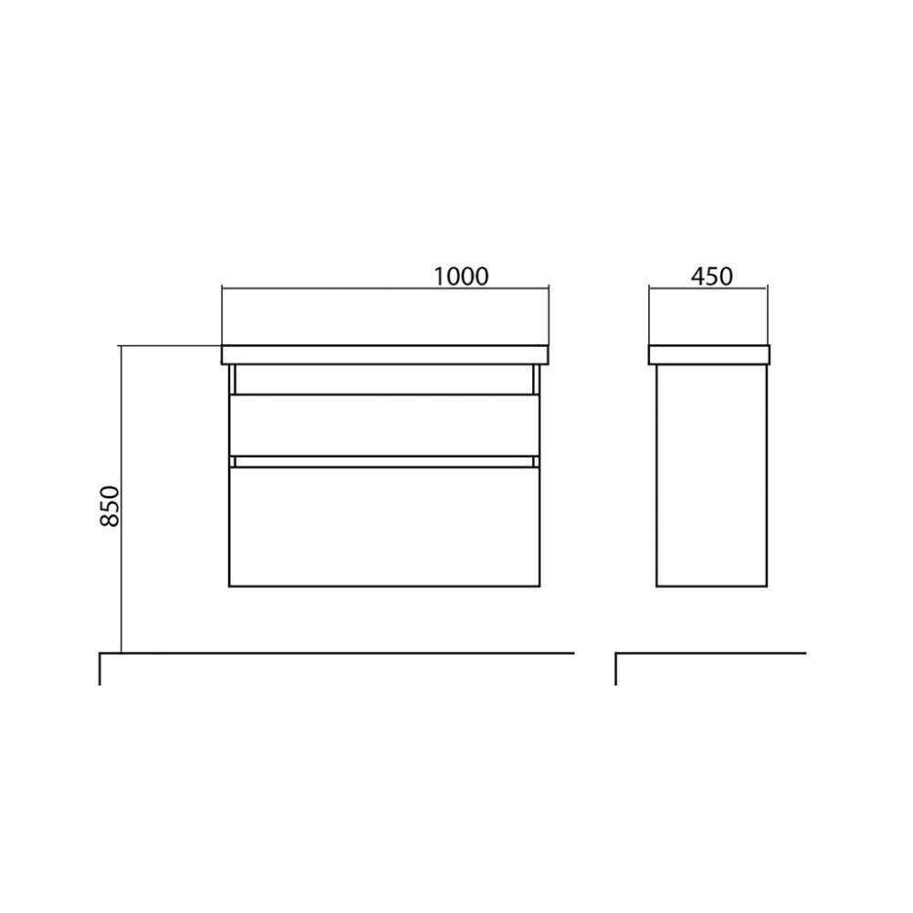 Valamukapp valamuga Aquarodos Elite 100 cm hall
