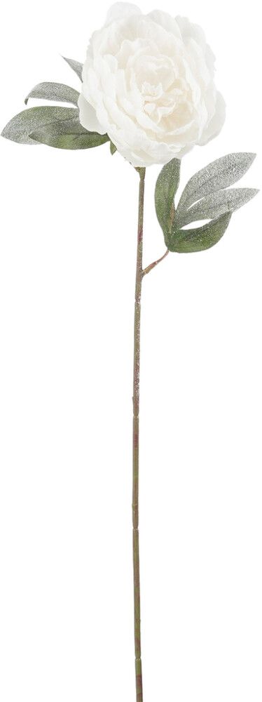 Kunstlill pojeng 70 cm, valge