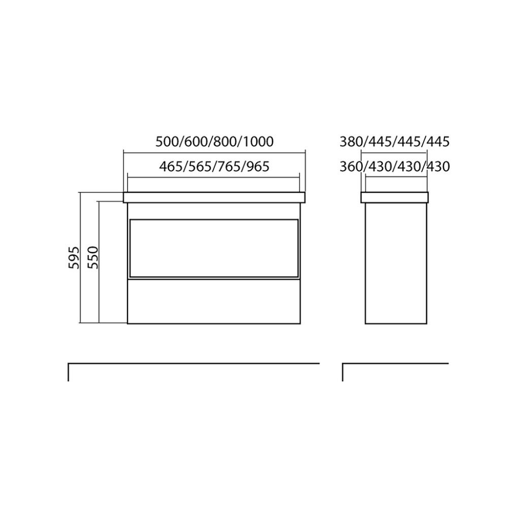 Valamukapp Aquarodos Edda  80 x 45,5 x 59,4 cm