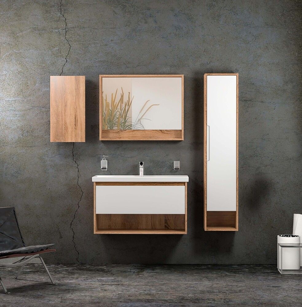 LED-peegel  Aquarodos Edda tamm 80 x 70 cm