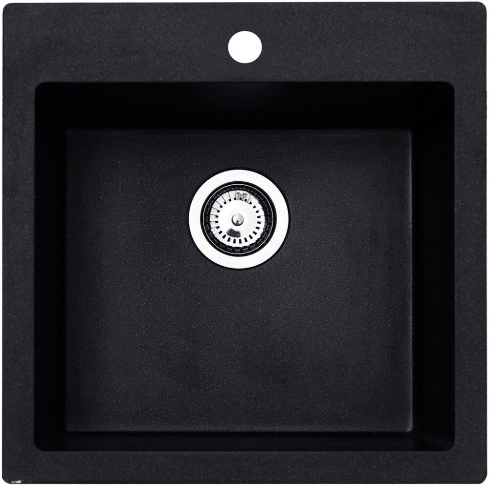 Köögivalamu Aqualine  Atos must 50 x 50 cm