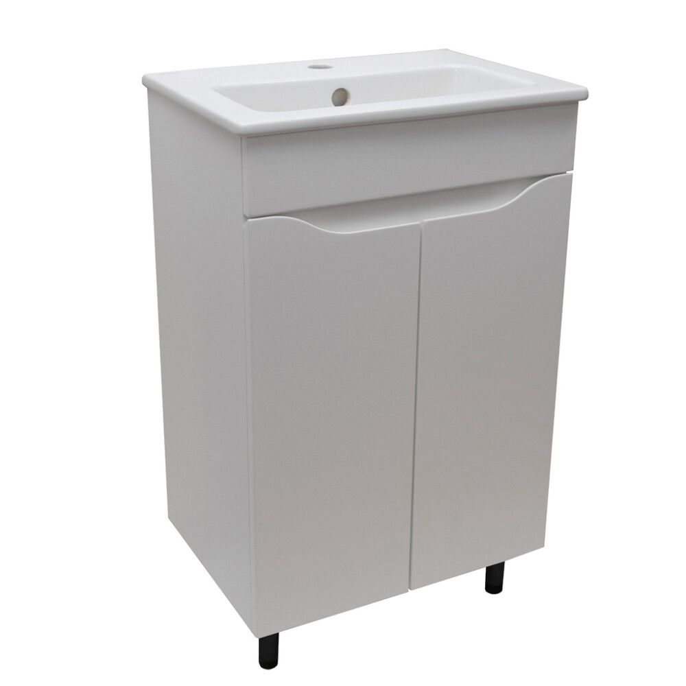 Valamukapp Aqualine Premium Plus Slim 50 cm matt valge