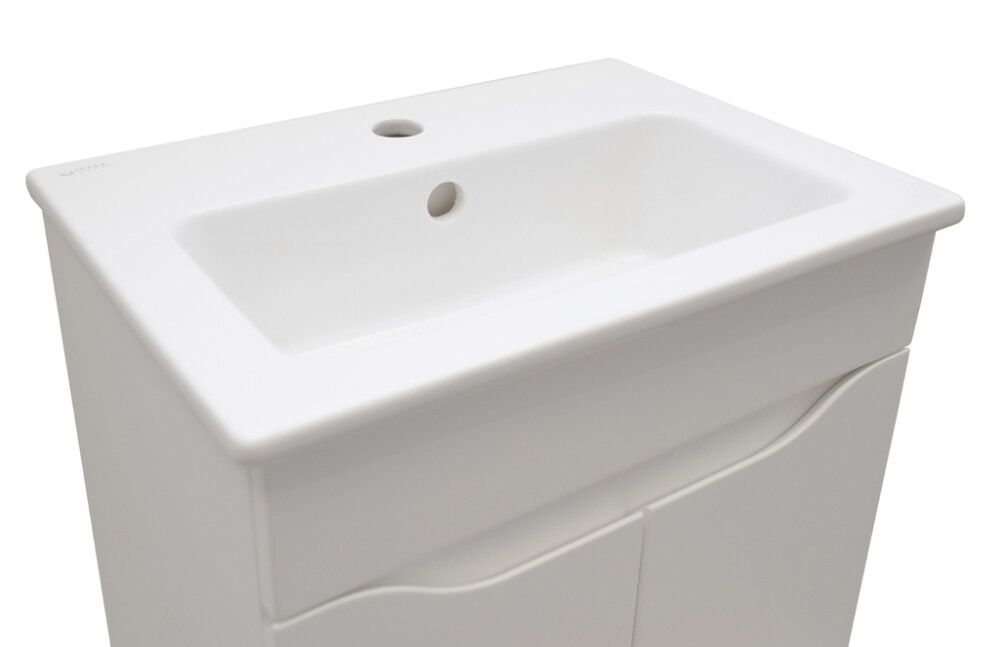 Valamukapp Aqualine Premium Plus Slim 50 cm matt valge