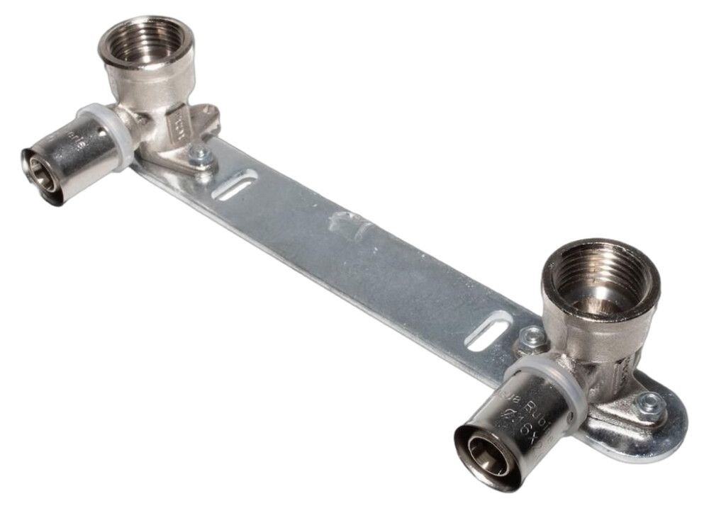 Segisti kinnitusplaat Aqua Rubinetterie Al-pex 16 mm x 1/2" x 150 mm