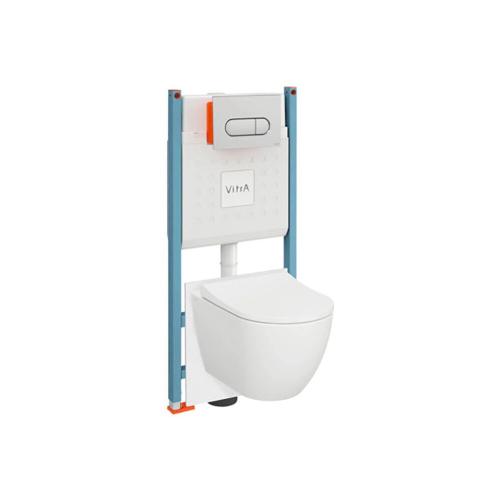 Seinapealne Vitra WC komplekt 4IN1 Mia60 SMOOTHFLUSH