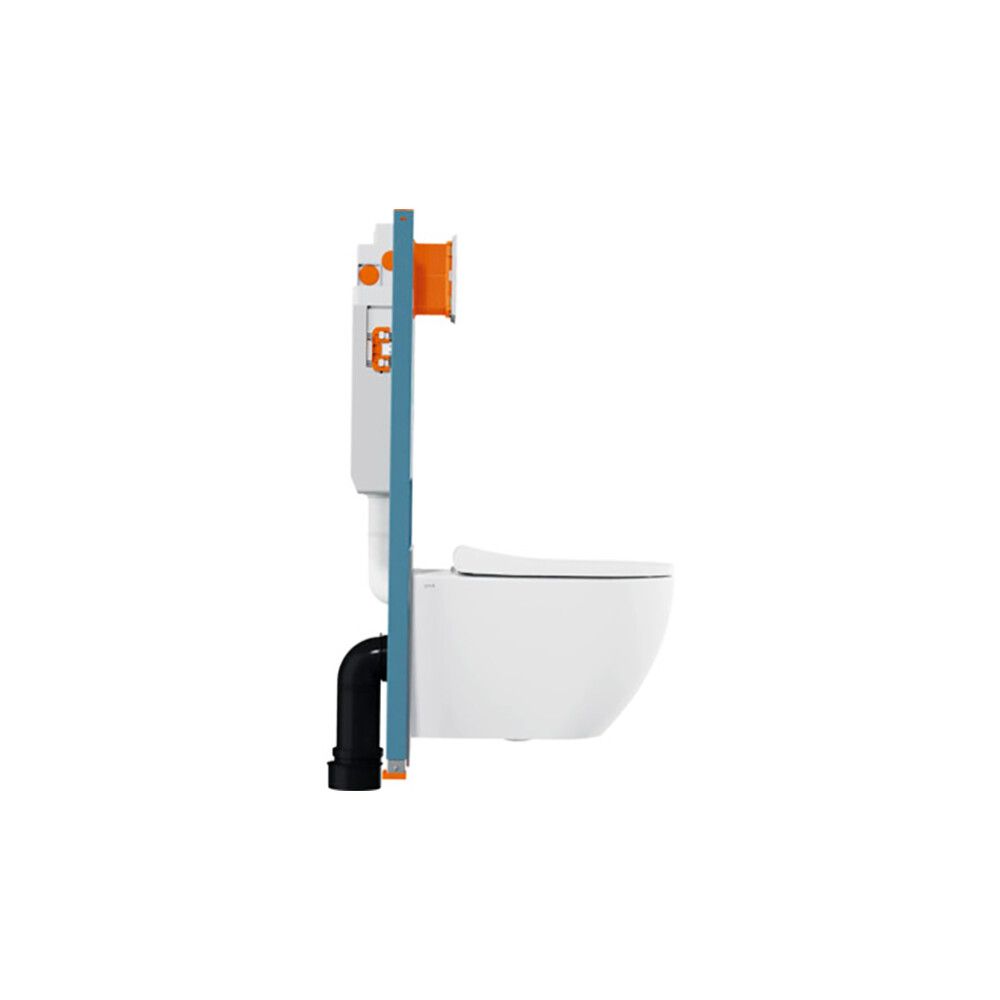 Seinapealne Vitra WC komplekt 4IN1 Mia60 SMOOTHFLUSH