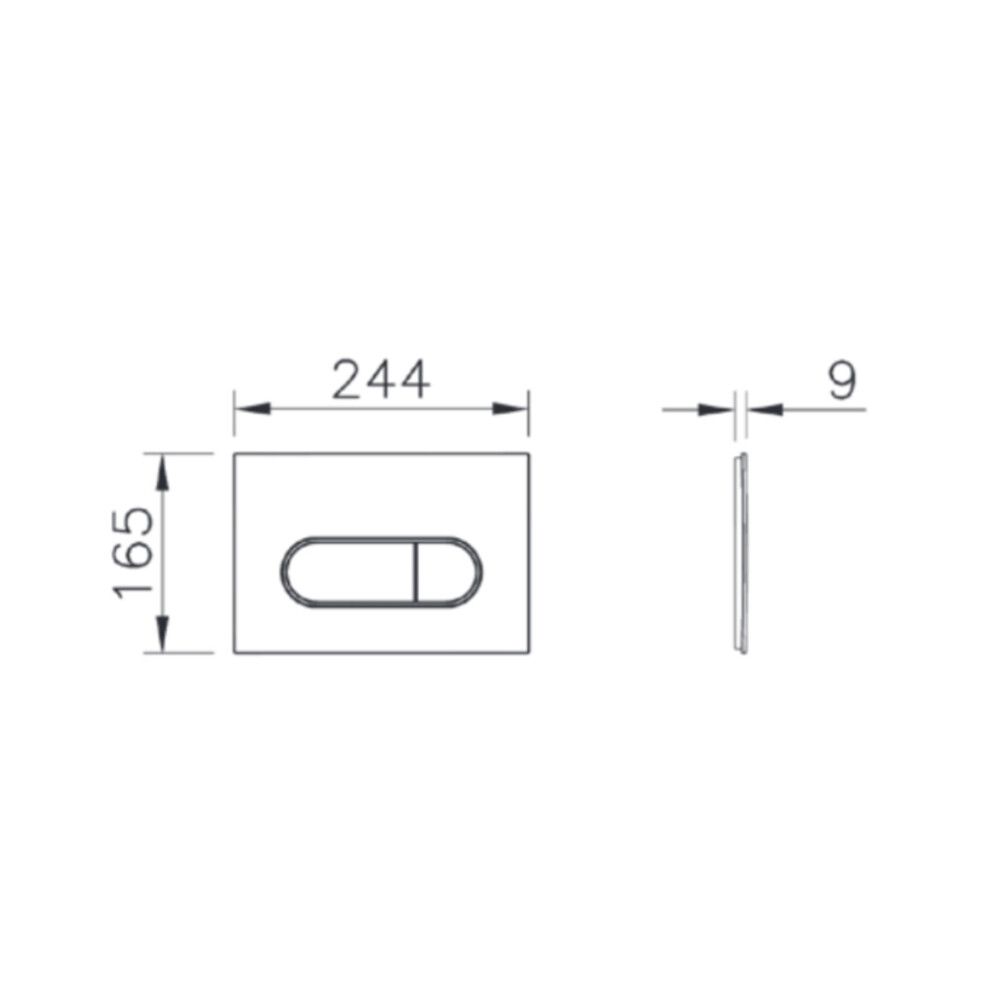 Loputusklahv  Vitra Root round Kroom