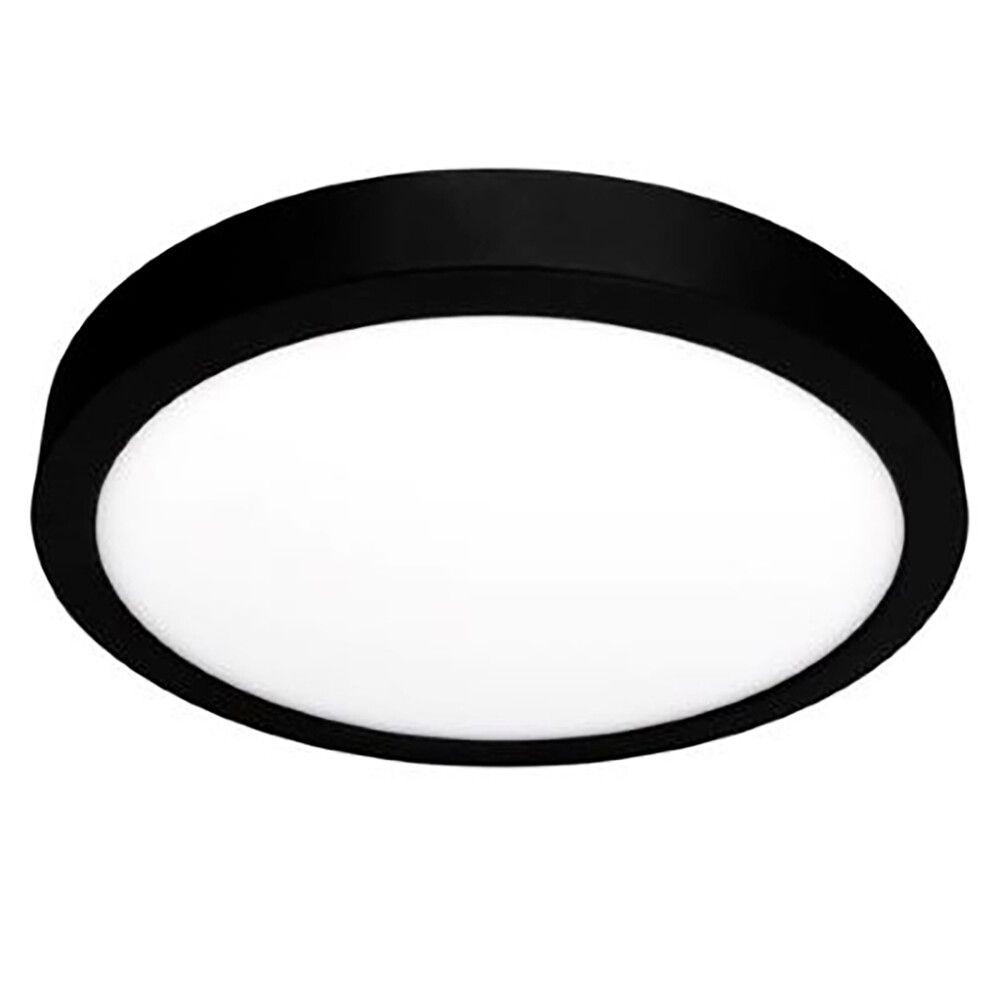 LED-paneelvalgusti Harju must Ø 21,5 cm