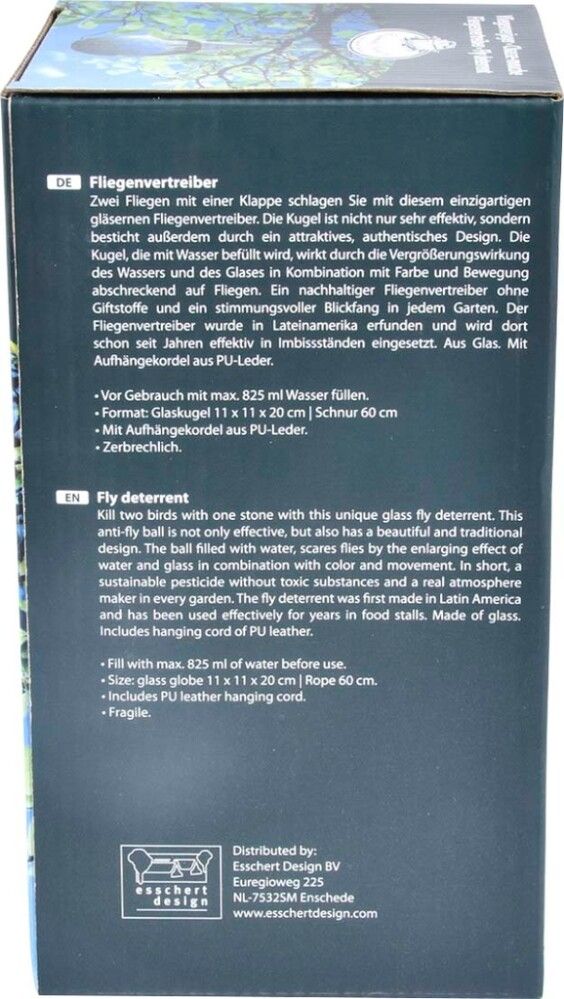 Kärbsepeleti Klaaspisar 11 x 11 x 20 cm