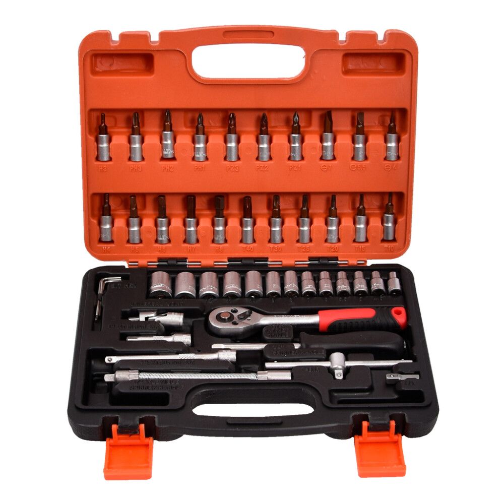 Tööriistakomplekt Finbullet 1/4" 46-osaline