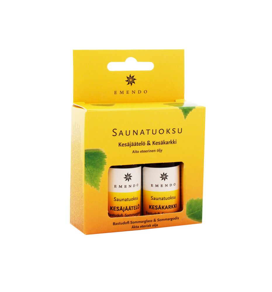 Saunaaroom Emendo Kesäjäätelö & Kesäkarkki 2 x 10 ml