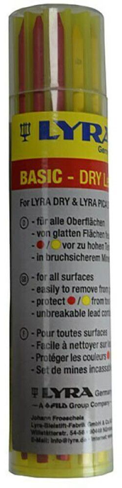 Täitevärv Lyra Dry punane, kollane