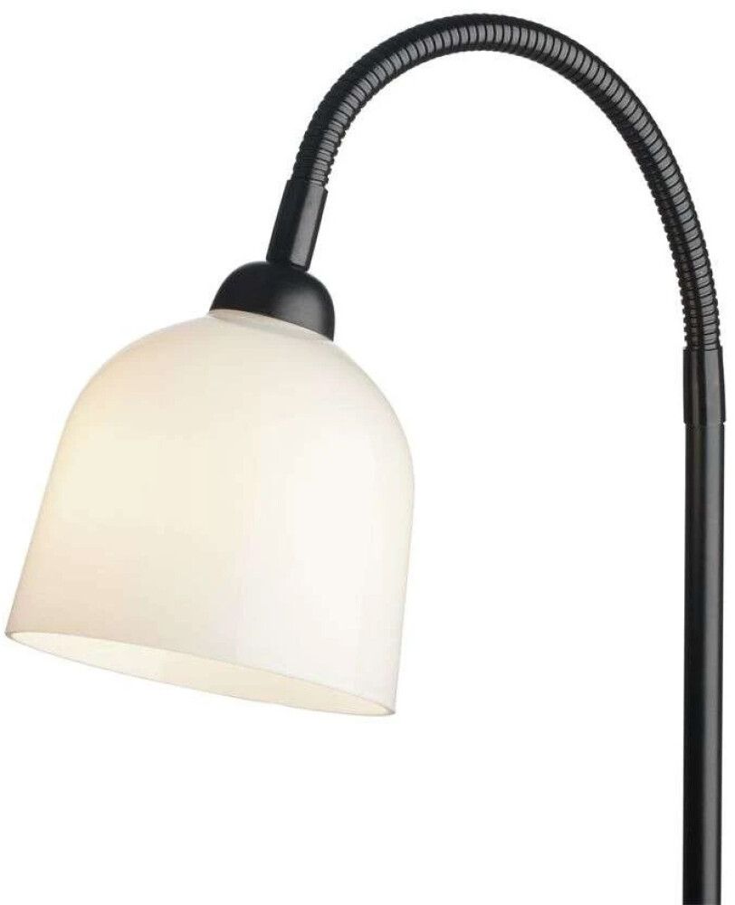 Põrandavalgusti  Halo Design Glow 1, must/opaal