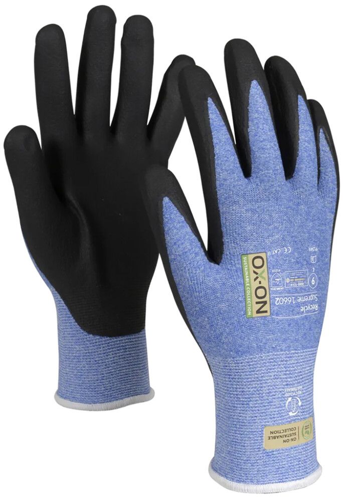 Töökindad OX-ON Recycle Supreme 16602 sinine