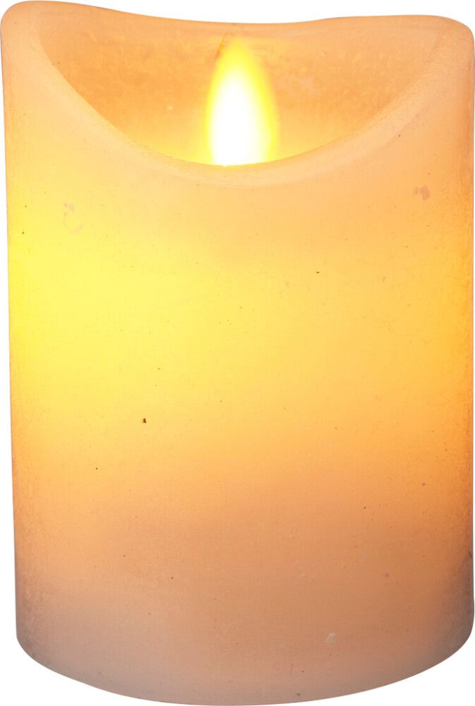 LED-küünal 7,5 x 10 cm, valge