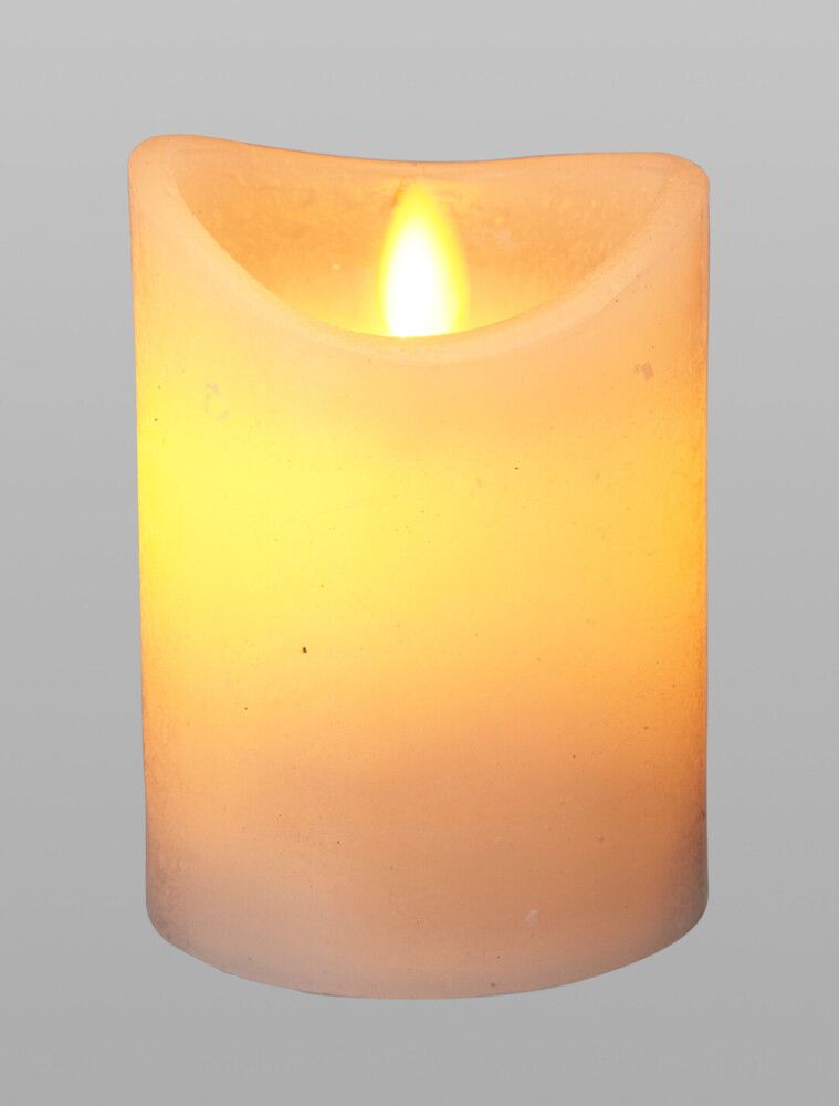 LED-küünal 7,5 x 10 cm, valge