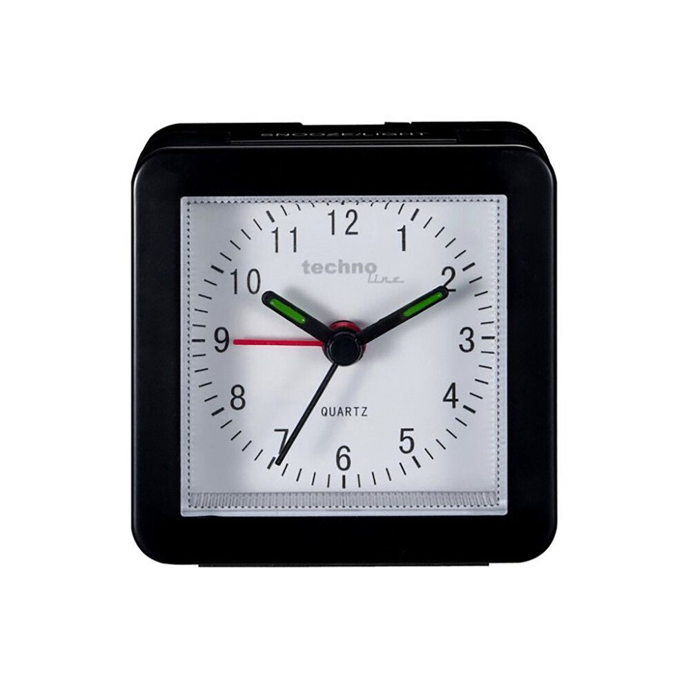 Äratuskell Technoline SC 2 6,9 x 6,9 cm, must