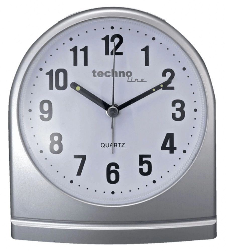 Äratuskell Technoline Modell SL 9,5 x 11 cm, hõbedane