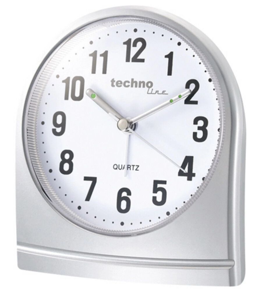 Äratuskell Technoline Modell SL 9,5 x 11 cm, hõbedane