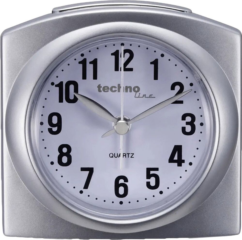 Äratuskell Technoline Modell L 8,1 x 8,1 cm, hõbedane