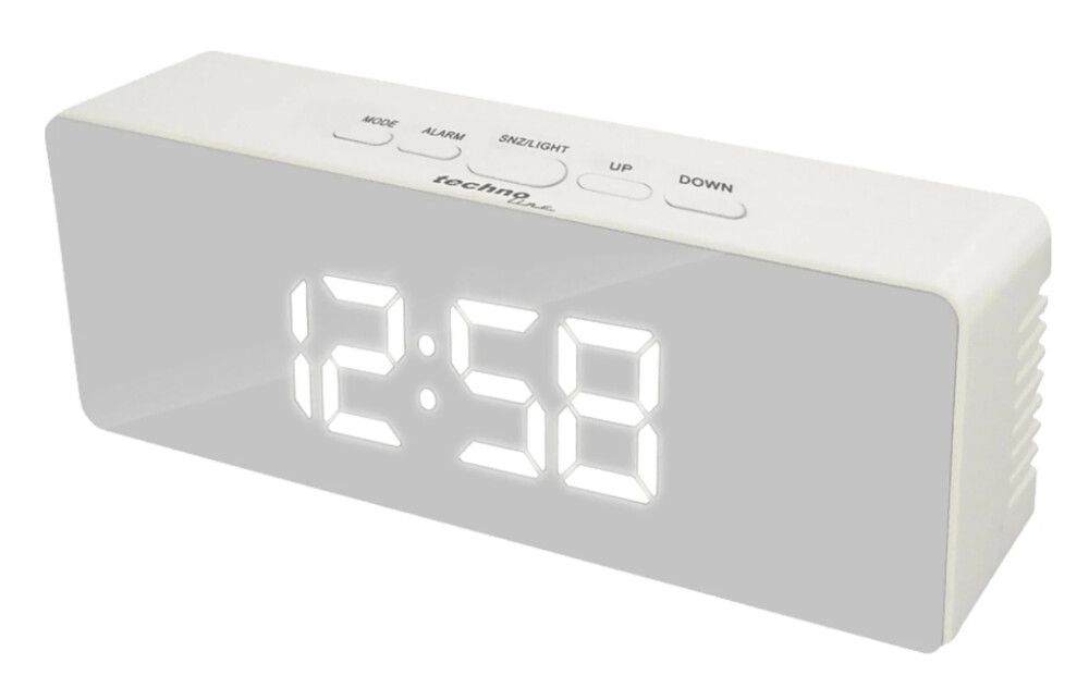 Digitaalne kellraadio Technoline WT 475 14 x 5,3 cm, valge