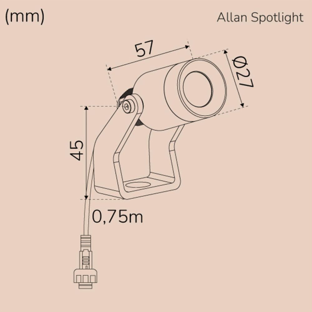 Kohtvalgusti Llitt Allan 1 tk
