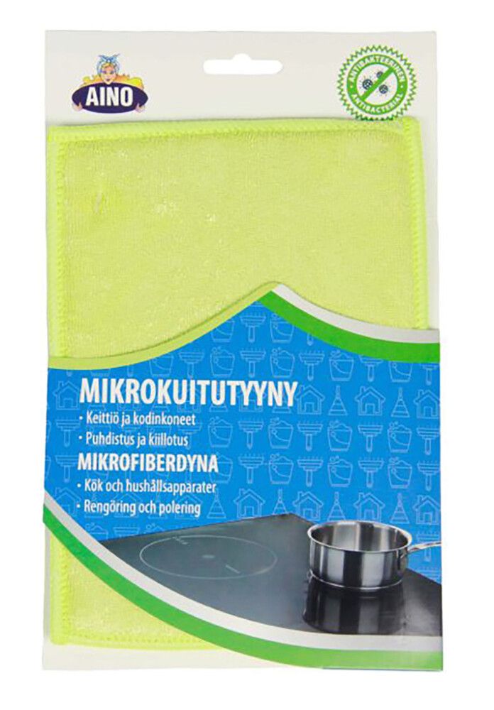 Mikrokiudlapp Aino 14 x 20 cm, roheline