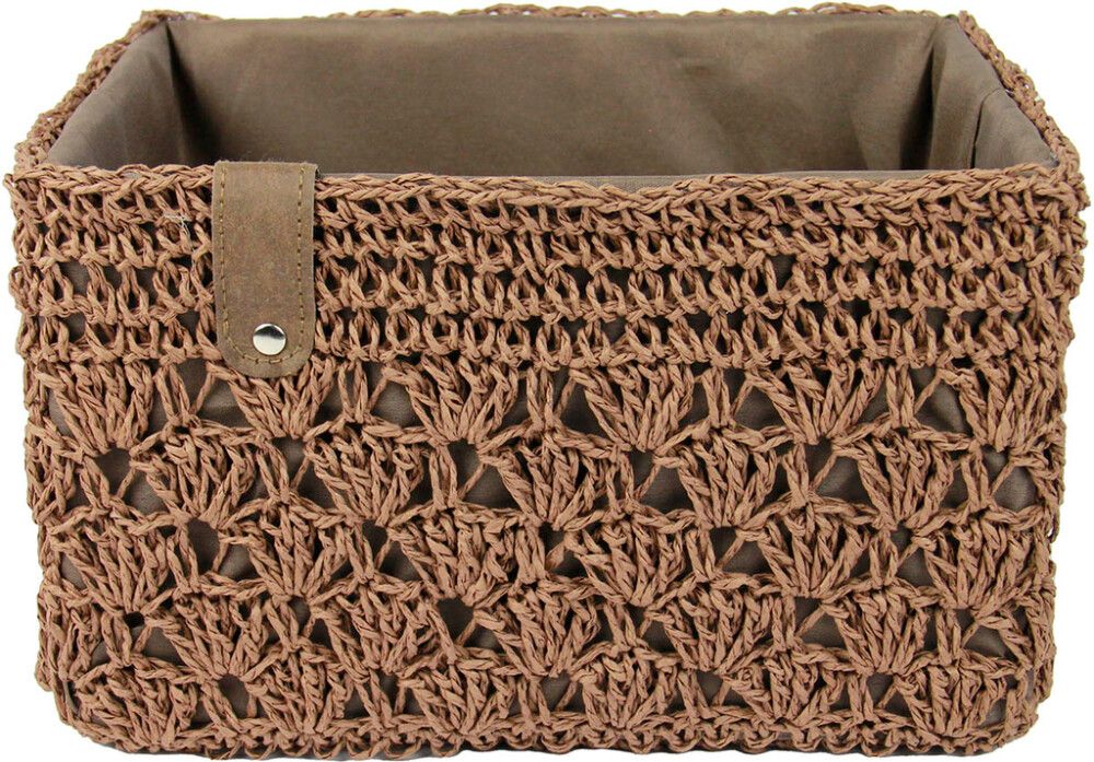 Paberkorv Valley 31 x 25 x 19 cm, pruun