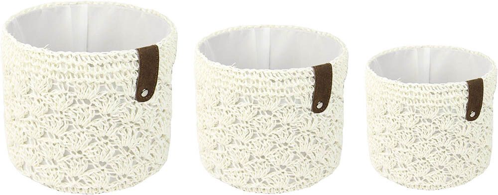 Paberkorv Valley Ø 14 x 13 cm, valge