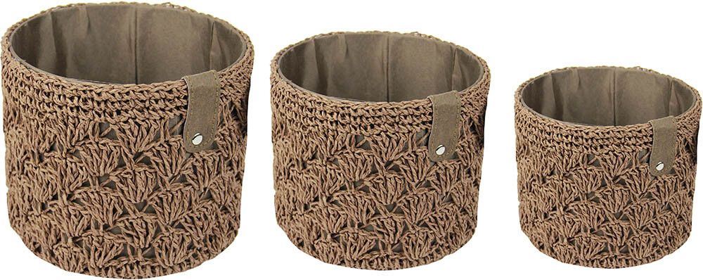 Paberkorv Valley Ø 14 x 13 cm, pruun